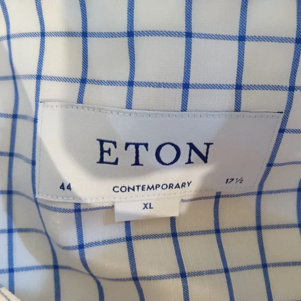 ETON 5 Contemporary Men's Dress Shirts XL  17-17.25 / 44 - Picture 10 of 13